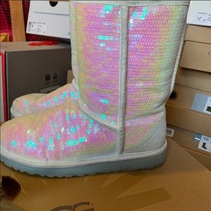 Sequin Ugg Boots
